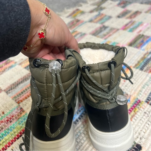 J Slides ROBERTA Khaki Nylon 7.5 - Picture 7 of 8